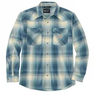 Men's Montana Rugged Flex® Snap Front Plaid Shirt