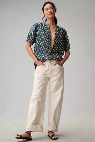 The Aly Puff-Sleeve Blouse