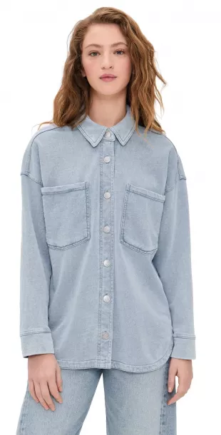 All Day Knit Denim Shirt