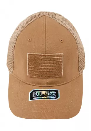 American Flag Velcro Soft Mesh Hat