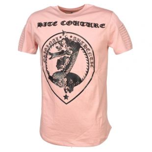 Tee shirt manches courtes Hite  couture Mafler pink mc tee Rose 11529   Neuf | eBay