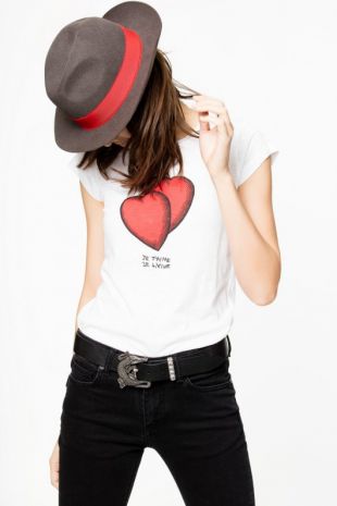 T Shirt coeurs