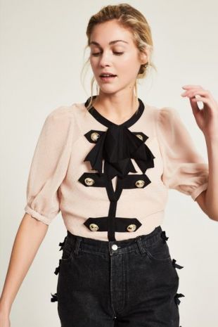 Manoush Top Bohème Army nude