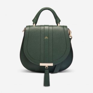 DeMellier London The Mini Venice bag in forest grain