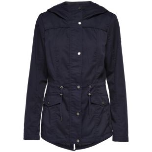 Parka à capuche femme Only - Bleu Marine