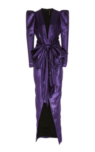 alexandre vauthier purple dress