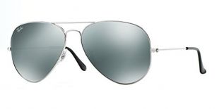 Ray Ban 3025 Aviator RB 3025 003/40 62mm Silver Frame/Full Silver Mirror Large