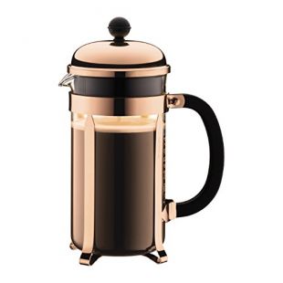 BODUM - 1928-18 - CHAMBORD - Cafetière à piston - 8 Tasses - 1.0 L