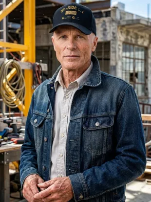 Dutton Ranch S01 Ed Harris Blue Denim Jacket