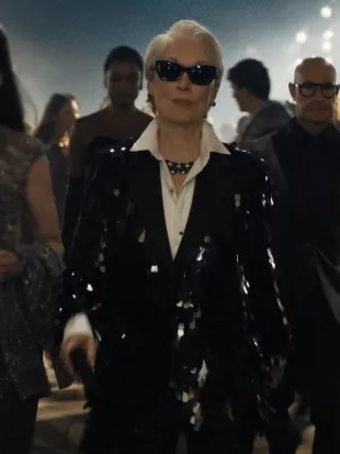The Devil Wears Prada 2 Meryl Streep Sequin Blazer