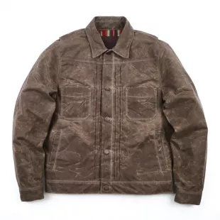 Riders Jacket waxed Canvas Oak