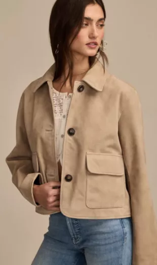Suede Leather Jacket