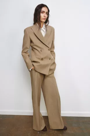 Tailored Double Breasted Blazer