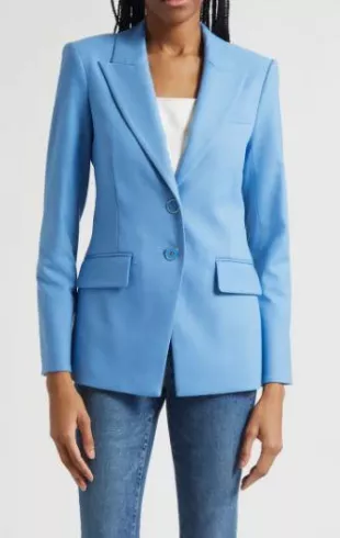 Izara Dickey Jacket in Blue Jasper