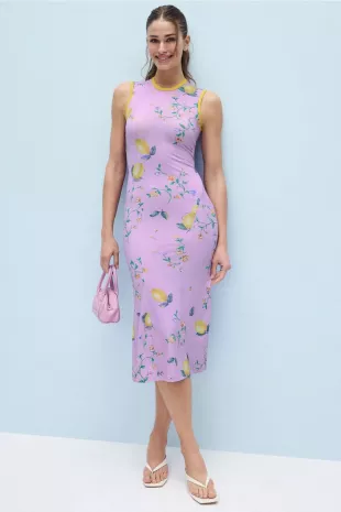 Anastasia Steele Peach Halter Party Dress From Fifty Shades of Grey