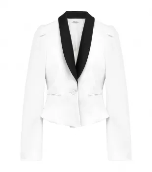 Wool Cropped Blazer