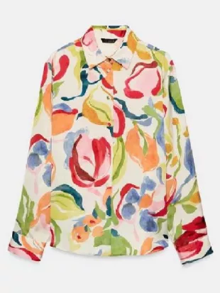 Saturday Night Live UK Emma Sidi Floral Print Shirt