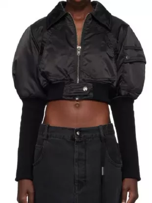 Imperfect Women Kerry Washington Black Cropped Jacket