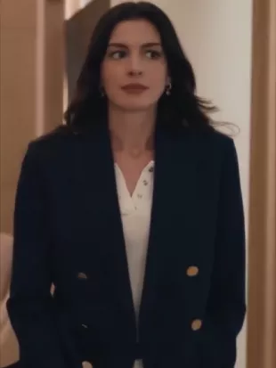 The Devil Wears Prada 2 Anne Hathaway Double-Breasted Blazer