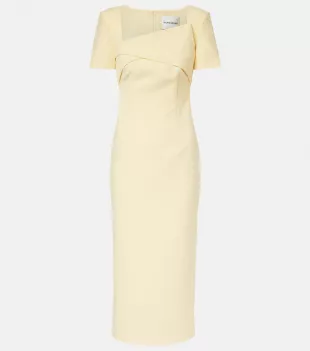 Draped crêpe Cocktail Dress