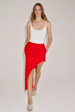 ASymmetric Pocket Skirt