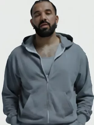 Drake Janice STFU Grey Hoodie