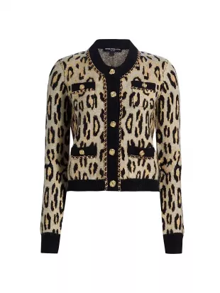 Selma Leopard Pattern Cardigan