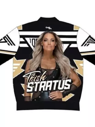WWE Trish Stratus Satin Bomber Jacket