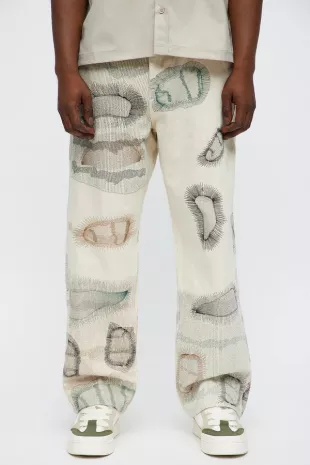 Century Repaired Baggy Jeans