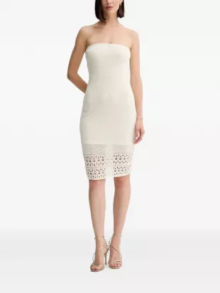 Leah Strapless Midi Dress