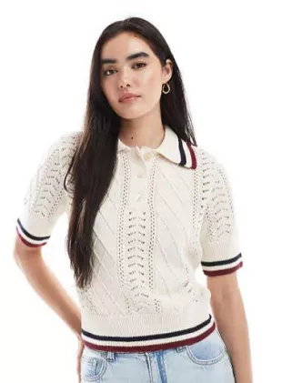 Knit Short sleeve Polo Shirt