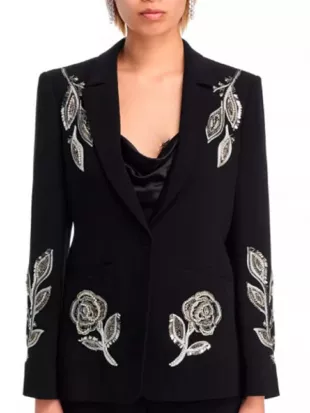 Dutton Ranch 2026 Annette Bening Floral Embellished Blazer