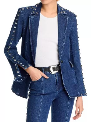 Margos Got Money Troubles Michelle Pfeiffer Denim Blazer