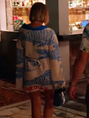 Below Deck Down Under S04 Daisy Kelliher Fish Printed Dress