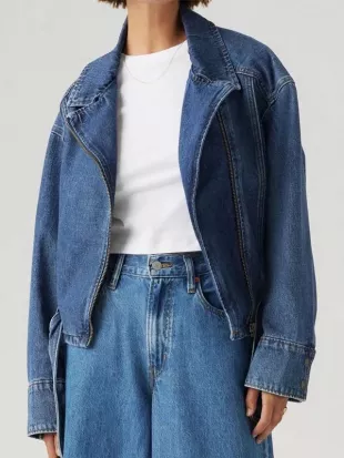 Off Campus S01 Ella Bright Blue Denim Jacket