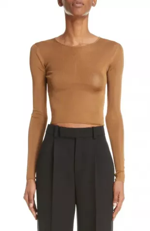 Long Sleeve Crop Top