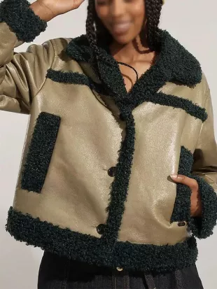 Off Campus S01 Mika Abdalla Faux Fur Leather Jacket
