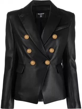 Leather Blazer