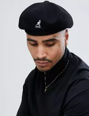 Kangol Wool Jax beret in black | ASOS