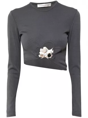 Trio Stone Cropped Top