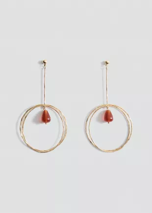 Hanging Hoop Earrings