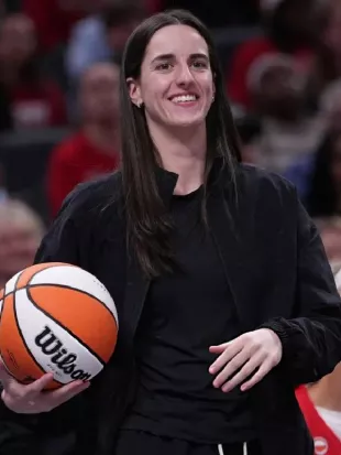 Caitlin Clark Portland Fire v Indiana Fever Black Jacket