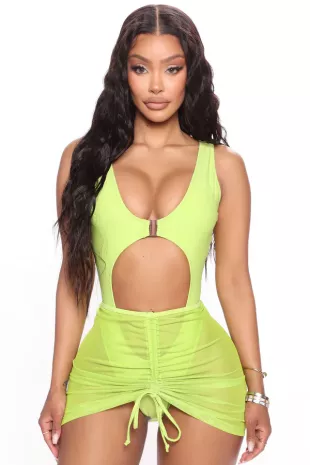 Breakfast By The Beach Swimsuit Set