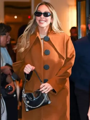 Este Haim NYC 2026 Brown Mid Length Coat