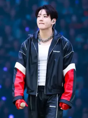BTS World Tour Stanford Jungkook Leather Jacket