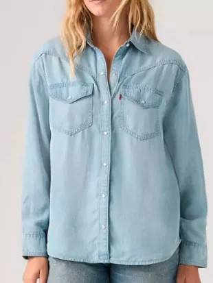 Dutton Ranch Beth Dutton Denim Western Shirt