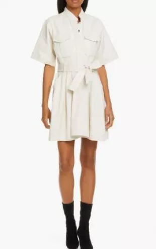 Bryn Belted A-Line Dress