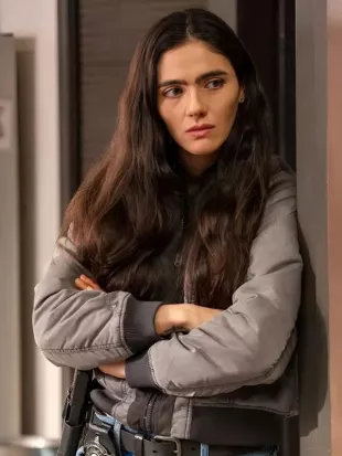 Chicago P D S13 Arienne Mandi Grey Jacket