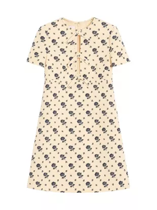 Floral Bow Front Dress