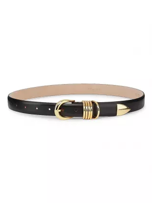 Hollyhock Leather D-Ring Belt